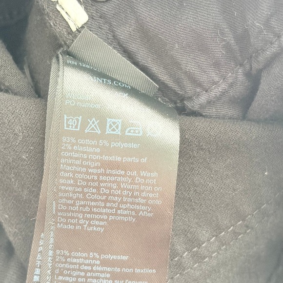 ALLSAINTS Stilt Black High Rise Skinny Jeans Women's Size 26 - Picture 9 of 10